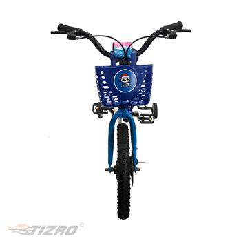 دوچرخه بچه گانه سایز ۱۶ آبی دبلیو استاندارد