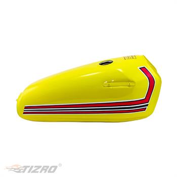 باک موتورسیکلت هوندا زرد مدل عصایی رادیکال