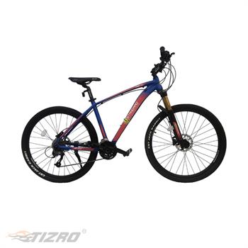 دوچرخه بزرگسال سایز 27.5 آبی-قرمز دبلیو استاندارد مدل PROT1
