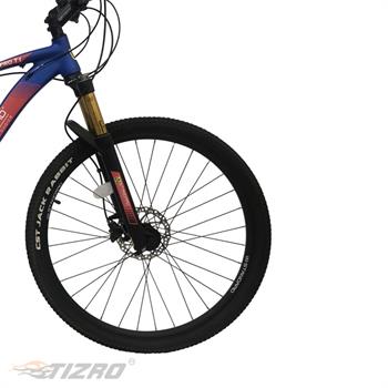 دوچرخه بزرگسال سایز 27.5 آبی-قرمز دبلیو استاندارد مدل PROT1