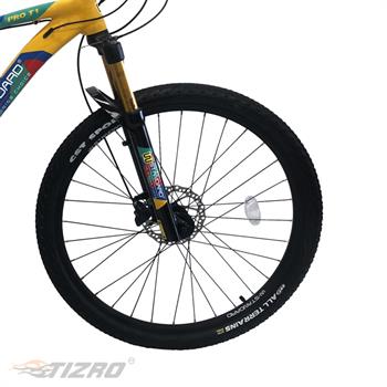 دوچرخه بزرگسال سایز 27.5 زرد دبلیو استاندارد مدل ECO PROT1
