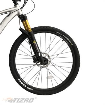 دوچرخه بزرگسال سایز 27.5 نقره ای دبلیو استاندارد مدل PROT1