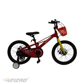دوچرخه بچه گانه سایز 18 استاندارد قرمز دبلیو