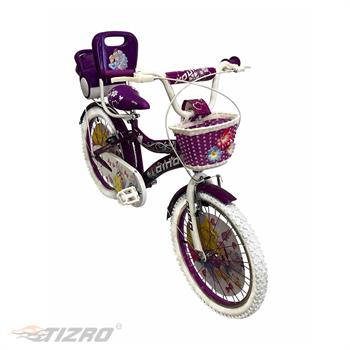 دوچرخه بچه گانه سایز 20 بنفش دینو مدل 20241
