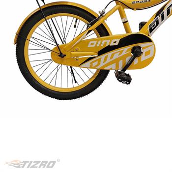 دوچرخه بچه گانه سایز 20 دینو زرد 20008