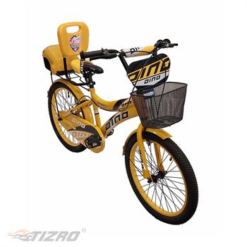 دوچرخه بچه گانه سایز 20 دینو زرد 20008