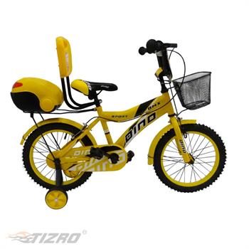 دوچرخه بچه گانه سایز 16 زرد دینو مدل 16008