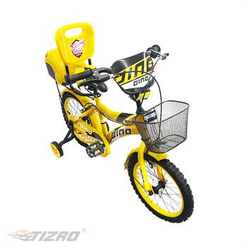 دوچرخه بچه گانه سایز 16 زرد دینو مدل 16008