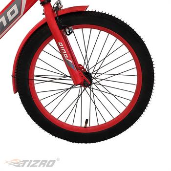 دوچرخه بچه گانه سایز 20 قرمز دینو مدل 20050