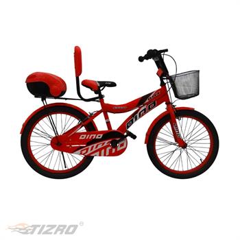 دوچرخه بچه گانه سایز 20 قرمز دینو مدل 20008