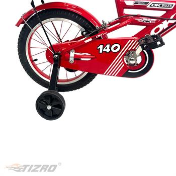 دوچرخه بچه گانه سایز 16 پشتی دار قرمز اوکی مدل 140