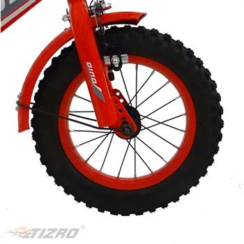 دوچرخه بچه گانه سایز 12 پشتی دار قرمز دینو مدل 12050