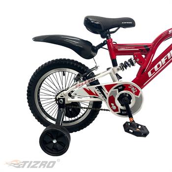 دوچرخه بچه گانه سایز ۱۶ کمکدار قرمز کافیدیس مدل SUS011