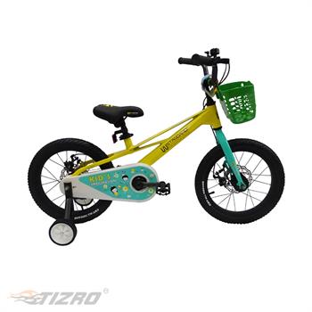 دوچرخه بچه گانه سایز 16 استاندارد زرد دبلیو