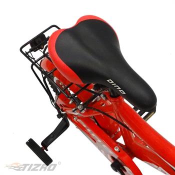 دوچرخه بچه گانه سایز 12 ترکبند دار قرمز دینو مدل 12051