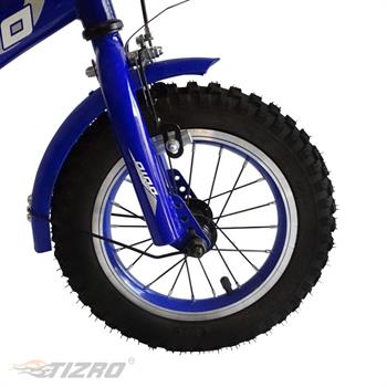 دوچرخه بچه گانه سایز 12 ترکبند دار آبی دینو مدل 12051