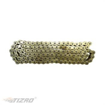 زنجیر موتور سیکلت H428x110 طلایی فلش