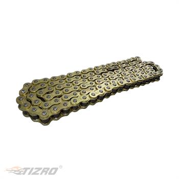 زنجیر موتور سیکلت H428x110 طلایی فلش