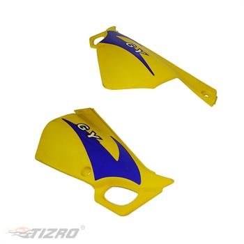 قاب بغل موتور سیکلت تریل GY زرد خارجی