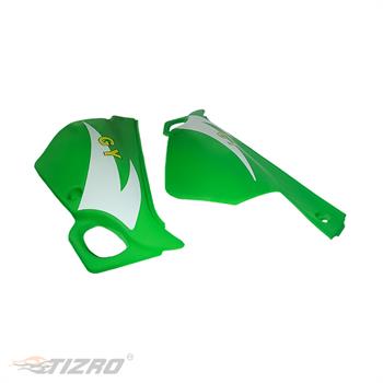 قاب بغل موتور سیکلت تریل GY سبز اصلی