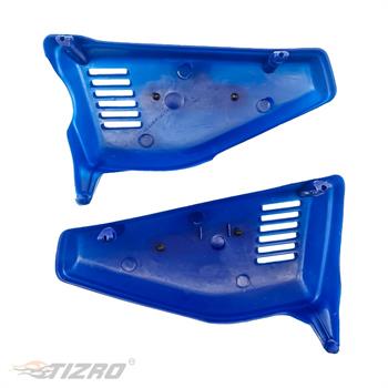 قاب بغل موتورسیکلت هوندا CG 125 آبی کاربنی خودرنگ