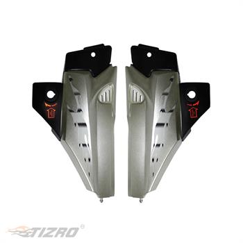 قاب بغل همتاز نقره ای