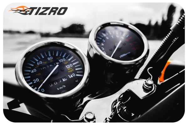 Analog Motorcycle Speedometer